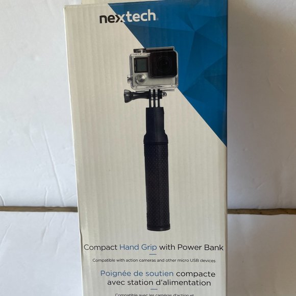 *New* Nexxtech Compact Hand Grip w/ Power Bank for camera - Picture 2 of 5